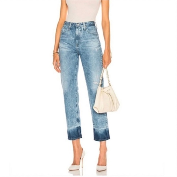 Ag Adriano Goldschmied Denim - AG Adriano Goldschmied Blue Straight Leg Jeans